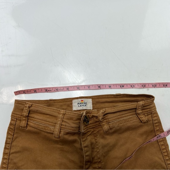 Marine Layer women’s tan wide leg denim pants us8 L102-30 - Picture 4 of 6